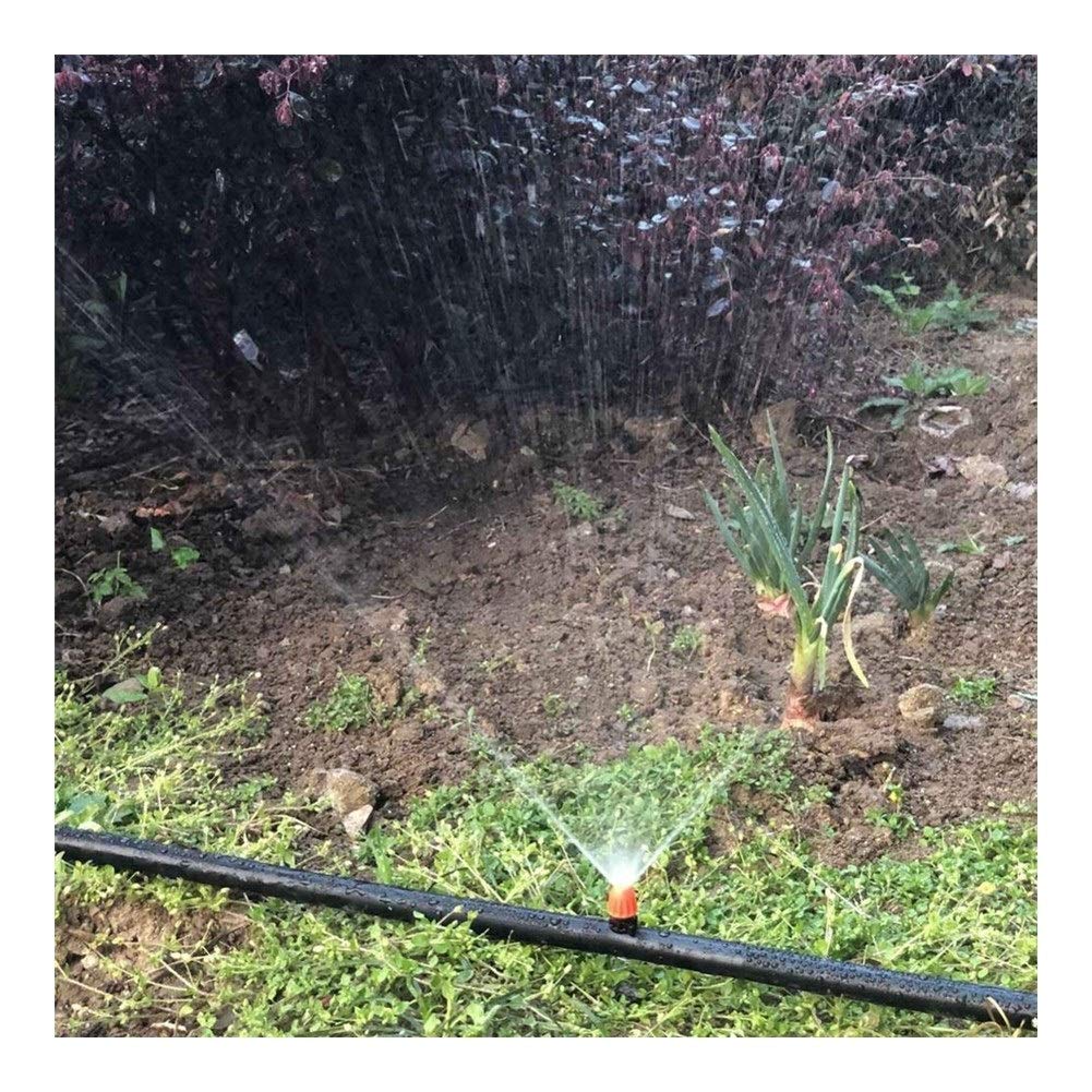 Xiaochen Annaffiatura del Giardino irrigazione del Prato in 500 Pz 4mm Discussione rifrazione ugelli 90 180 360 Gradi Striscia Spray Angles Sprinkler Giardino di irrigazione irrigazione Accessori