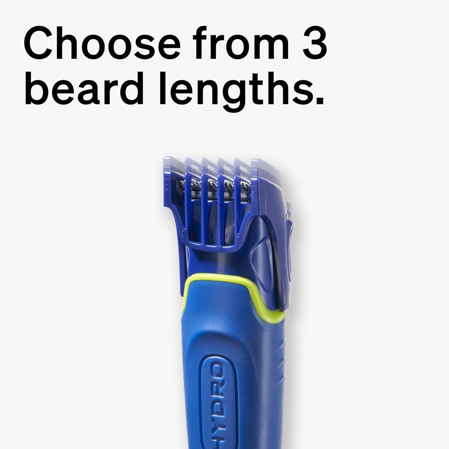 Schick Hydro Groomer — Beard Trimmer for Men, Beard Groomer with 5 Razor Blades, Blue - Image 4