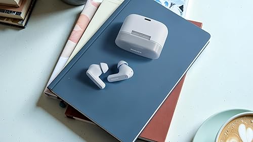 Miniatura 8 de Philips Auriculares inalámbricos T2000, Bluetooth 5.4 con llamadas claras de 4 micrófonos, aumento de graves dinámico, tiempo de reproducción de 32