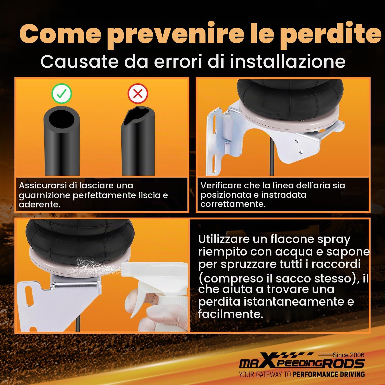 maXpeedingrods Sospensioni Pneumatiche Molla Borsa Compressore for Mercedes Sprinter 06-20