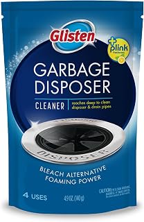 Glisten DP20B Disposer Care Foaming Garbage Disposal Cleaner, 20-Pack Lemon Scent, Deep Cleans Disposers & Drains