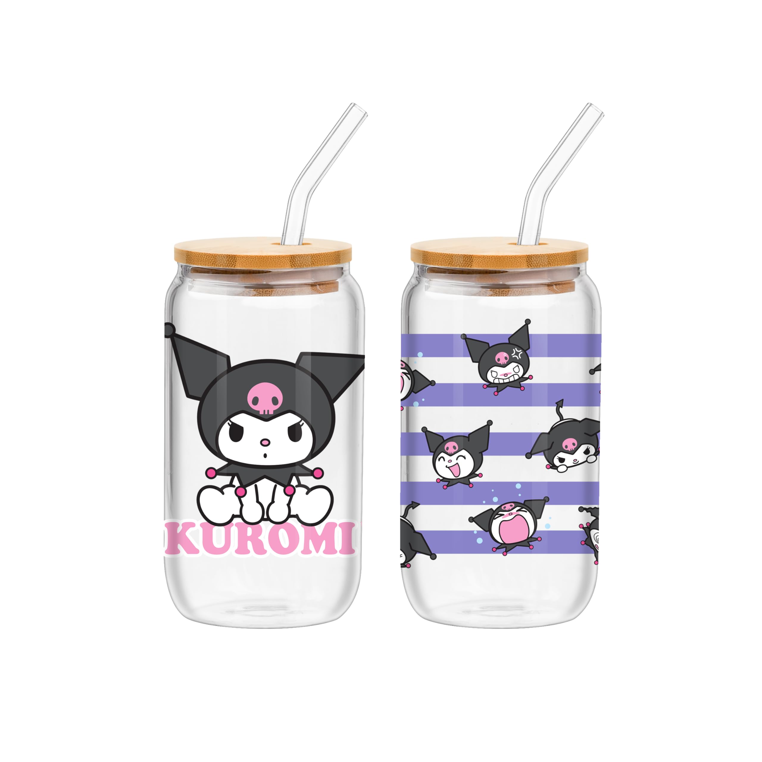 Set de gobelets en verre Kuromi idée cadeau anniversaire Sanrio