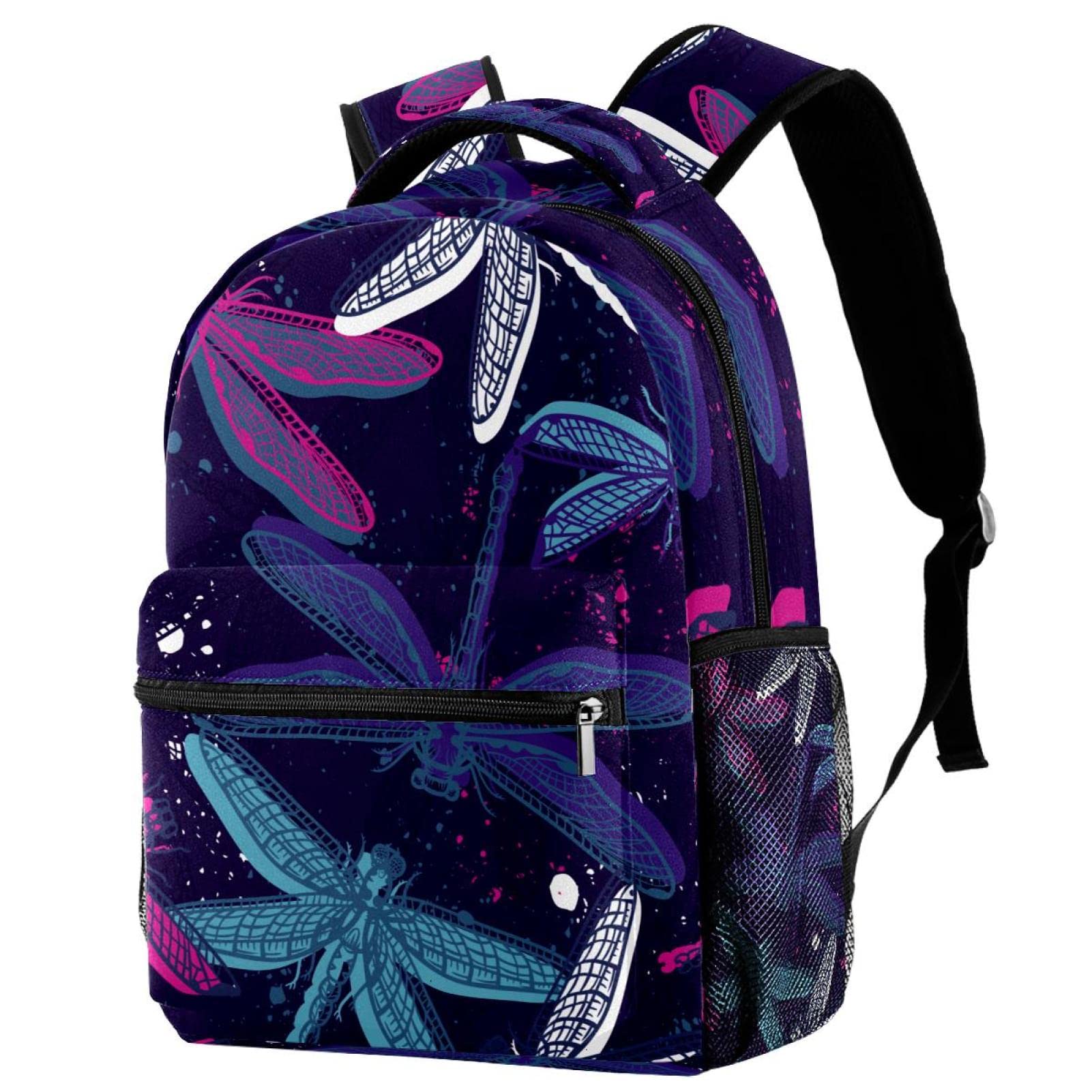 Mochila de libélula para la universidad y excursiones al aire libre con compartimento amplio 7