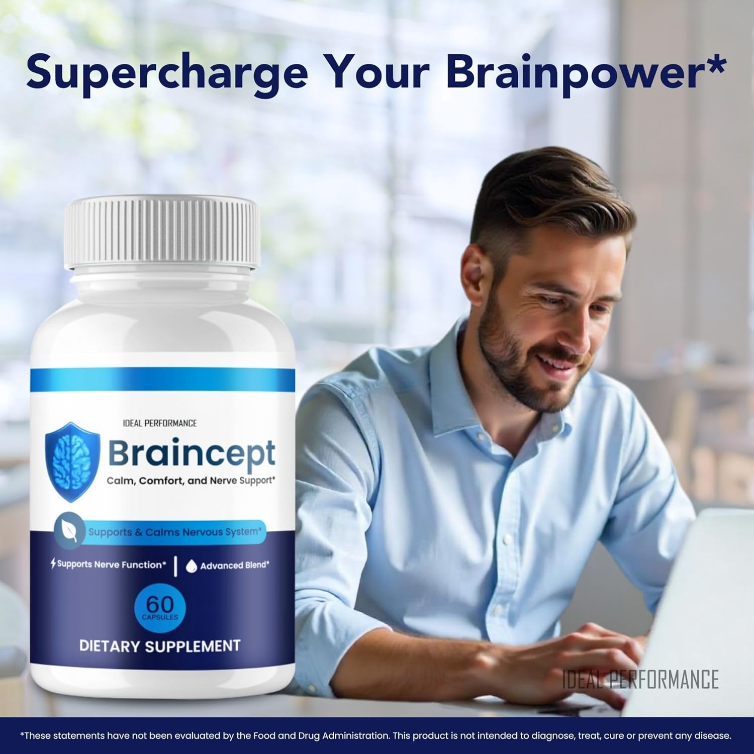 Braincept Capsules, Official Brain Cept Supplement for Brain Health & Memory Support - Maximum Strength, Advanced Formula Nootropic Pills, All Natural Braincept Support Reviews (5 Pack)