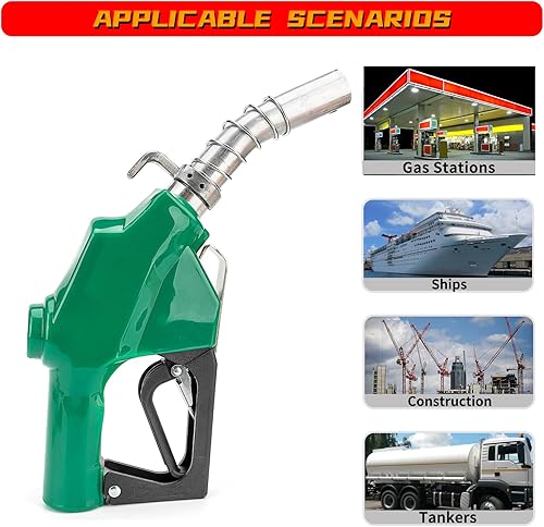 Miniatura 5 de Boquilla de combustible automática NPT de 1 pulgada, boquilla de combustible de apagado automático, boquilla de llenado de combustible de coche de