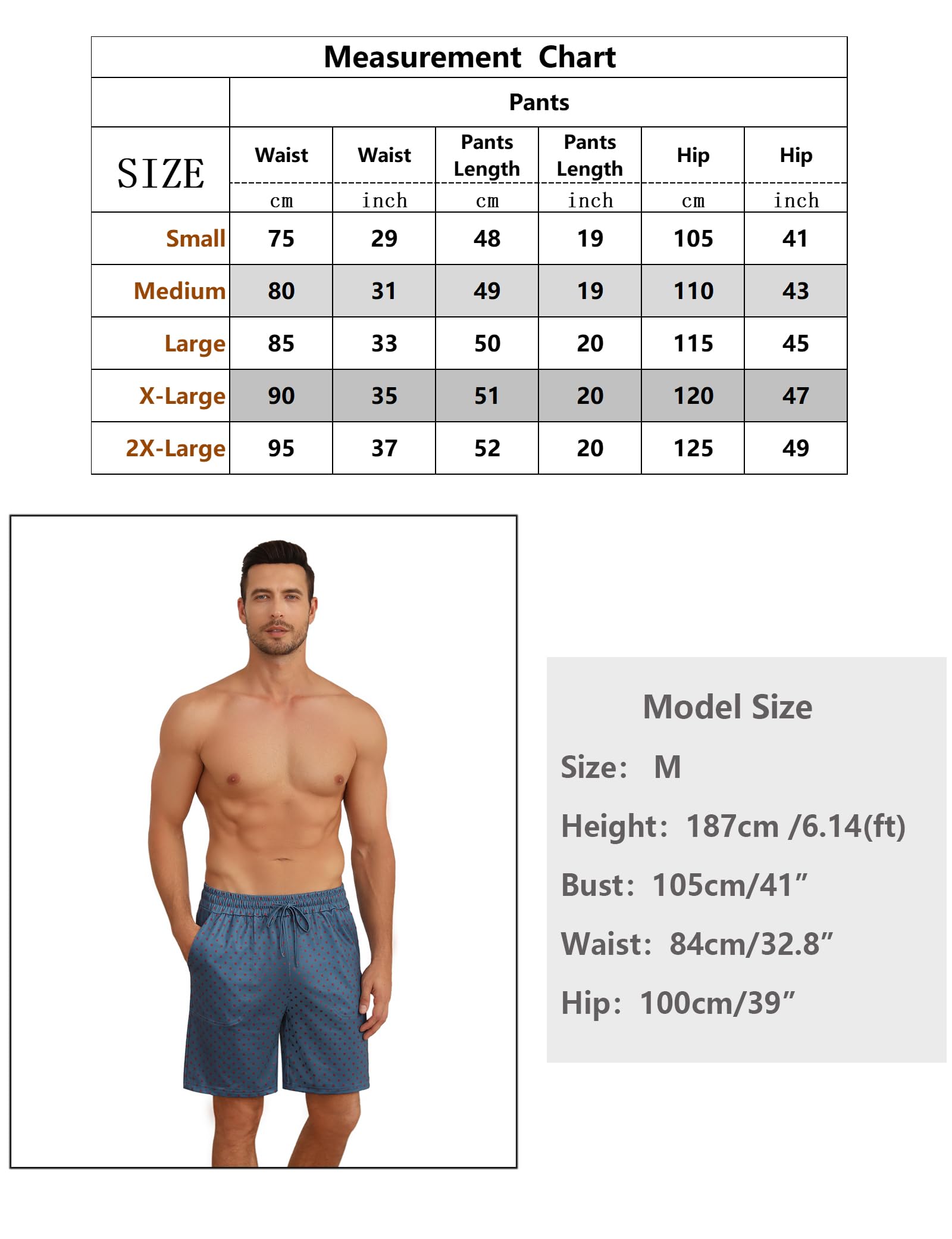 Demegimi Herren Schlafanzughose Kurz Schlafhose Sommer Pyjamahose Baumwolle Schlafshorts Shorty Freizeithose mit Anker Palmen Druck