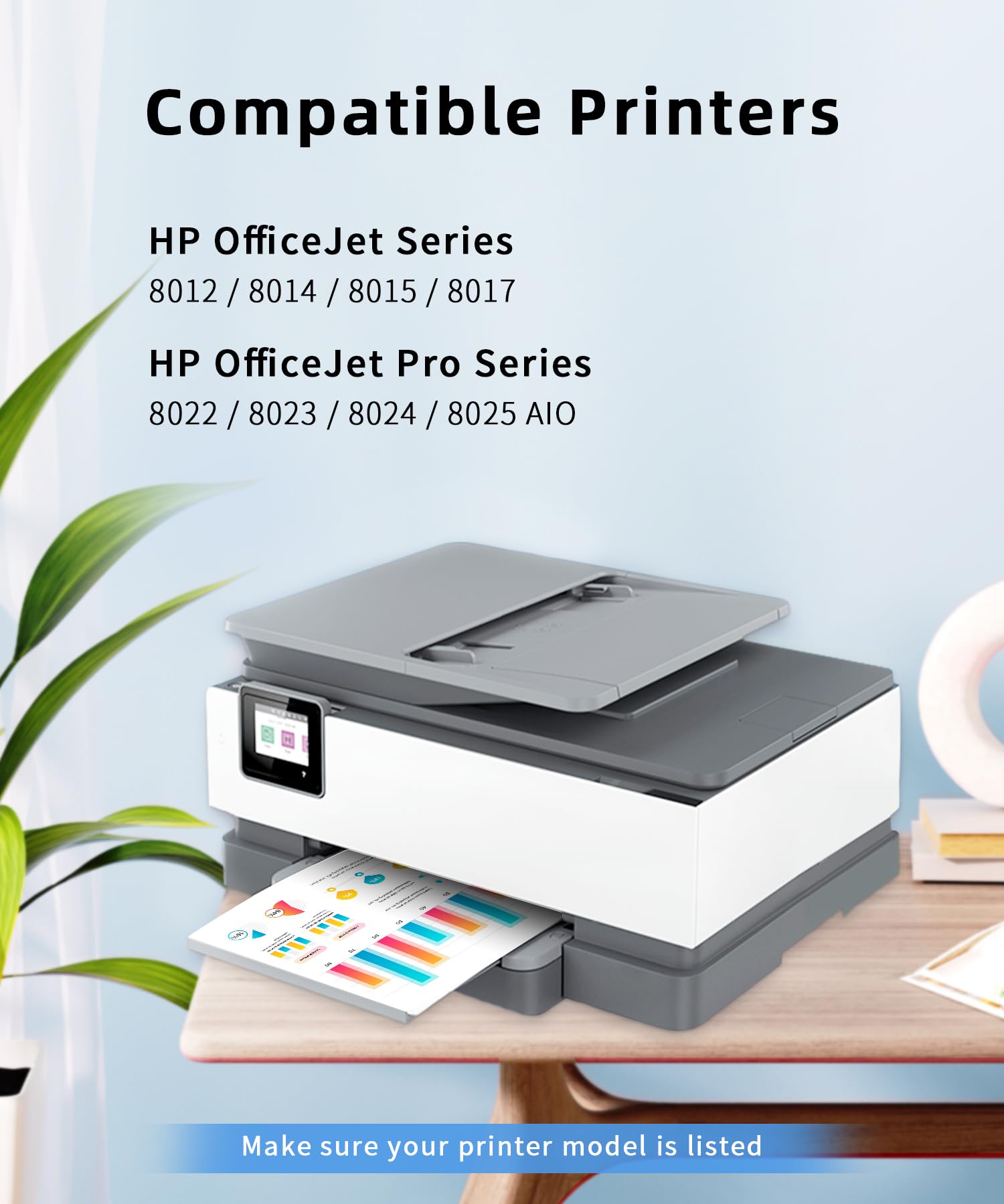 Q-image 912 912xl compatibile per HP 912 xl per OfficeJet 8012 8010 8014 8015 8017 per OfficeJet Pro 8022 8020 8023 8024 8025(4-Pack)