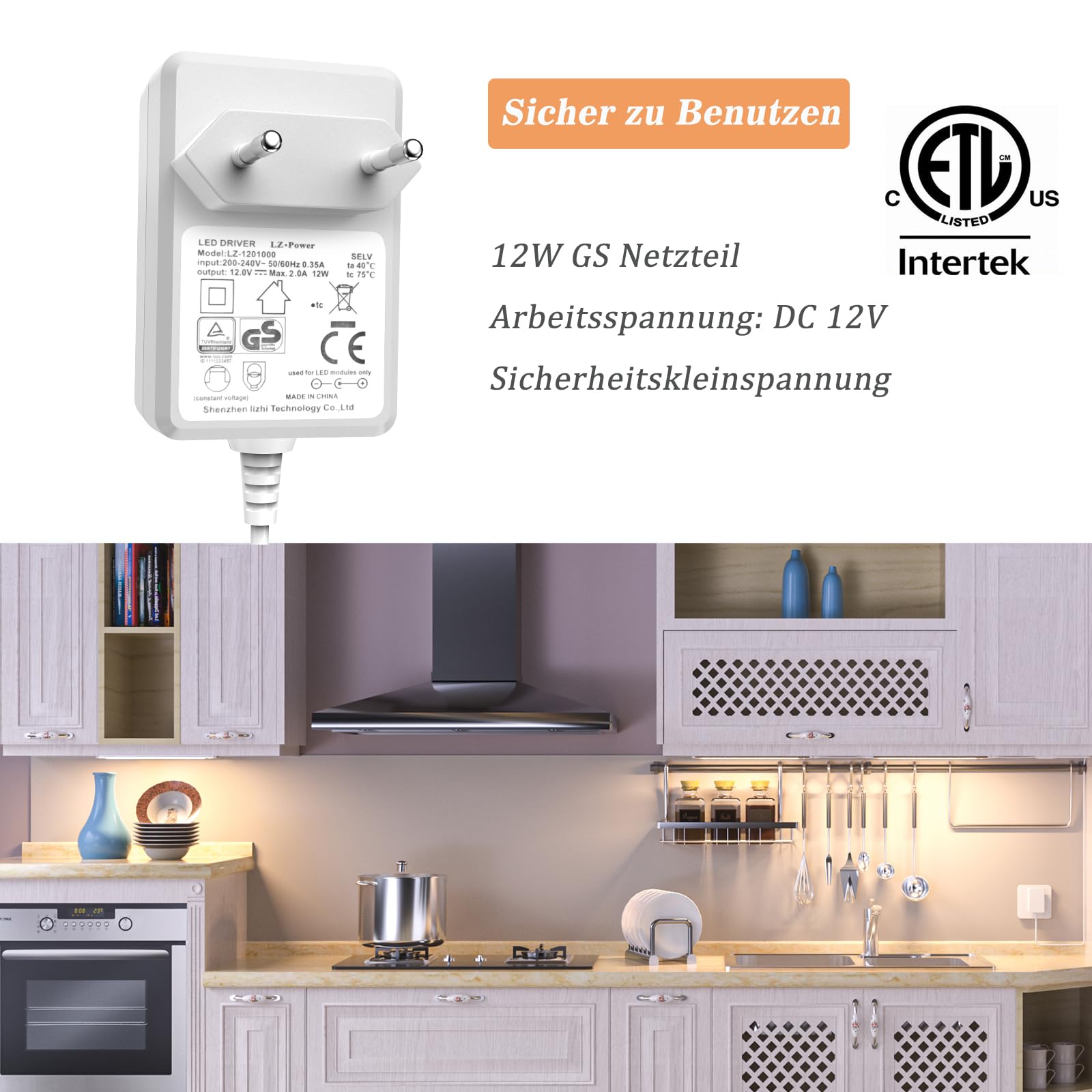 WOBSION LED Unterbauleuchte Küche Dimmbar mit Berührungsloser,Neutralweiß Unterbau Lichtleiste für Unterschrank Beleuchtung,4000k Ultra Dünn Lampe für Küchenschrank und Werkbank,42CM×3PCS,1300LM