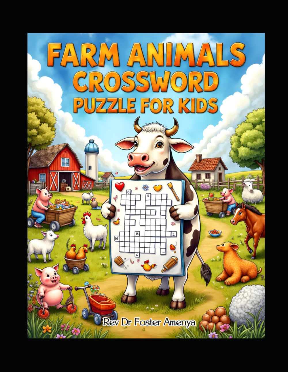 Farm Animals crossword puzzle for kids by Rev Dr Foster Amenya