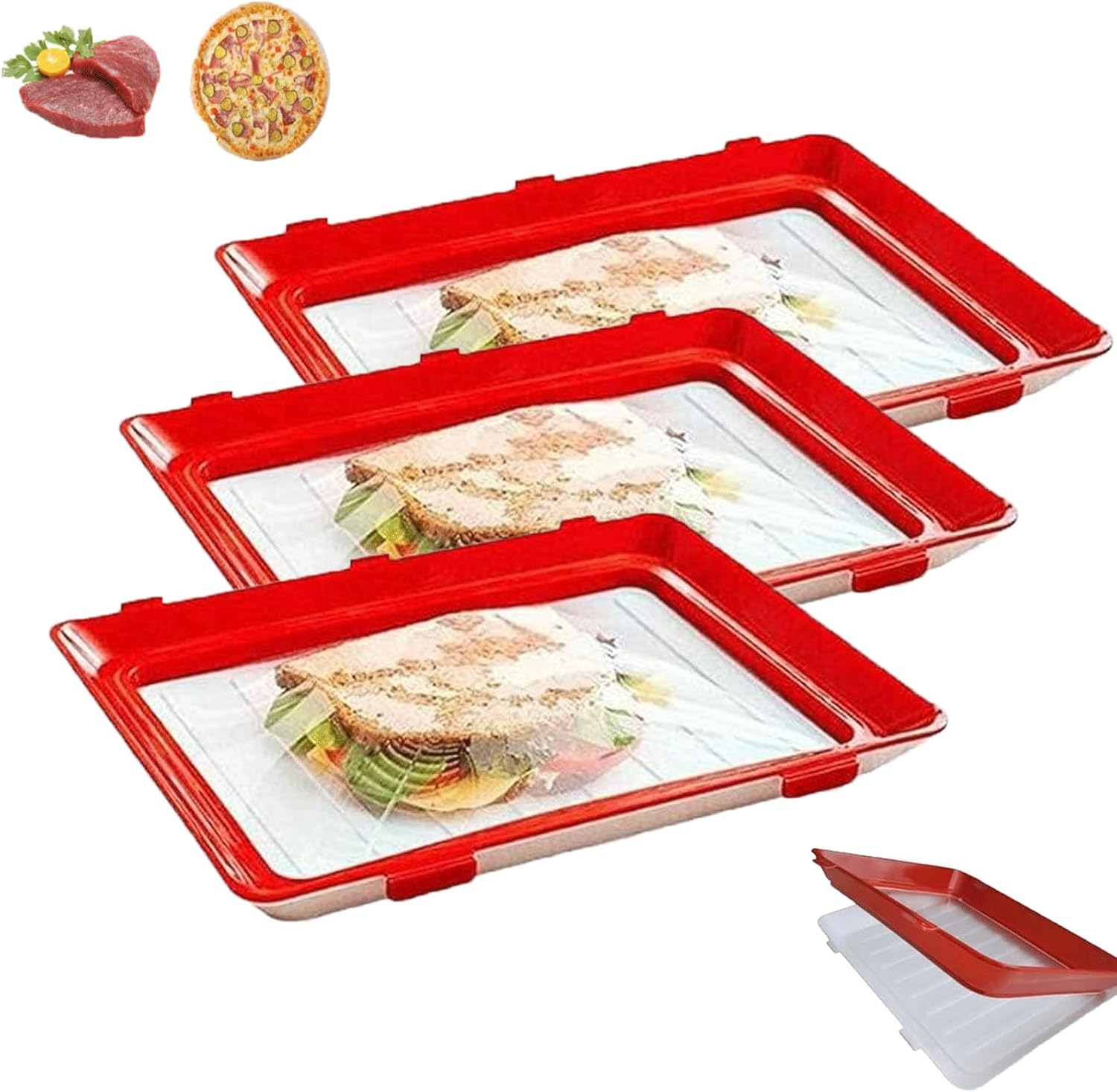 Meritdeteno Food Preservation Tray, Meritdeteno Food