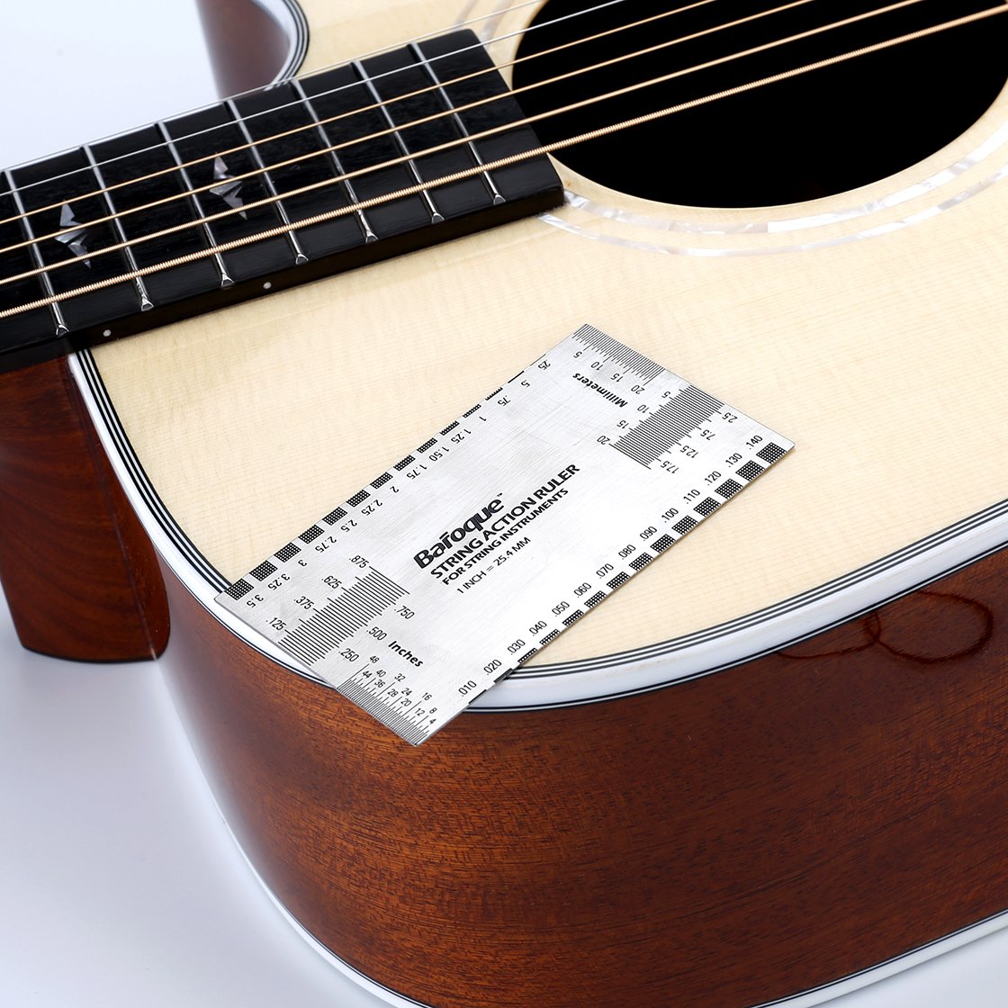 Baroque Guitar Ruler Guitar String Action Ruler Gauge Tool Measurement