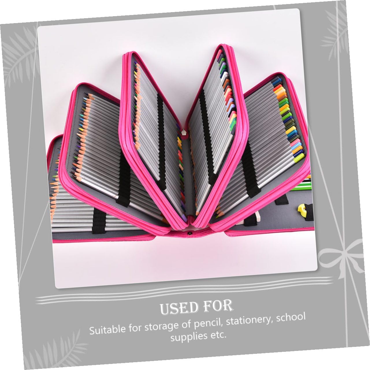 Ipetboom Astuccio per Matite Creativo Astuccio per Cancelleria Multiuso per Scuola Realizzato in Materiale di Cerniera Elegante e Resistente per Organizzare Penne Matite e Altri Oggetti