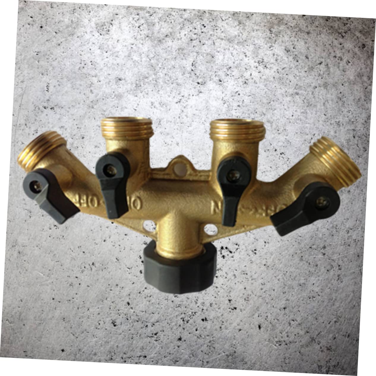 Divisor De Manguera De Jardín De 4 Vías En para Riego Conector De Grifo De Agua Adaptador De Manguera para Jardín Herramientas De Irrigación y Riego Eficiente