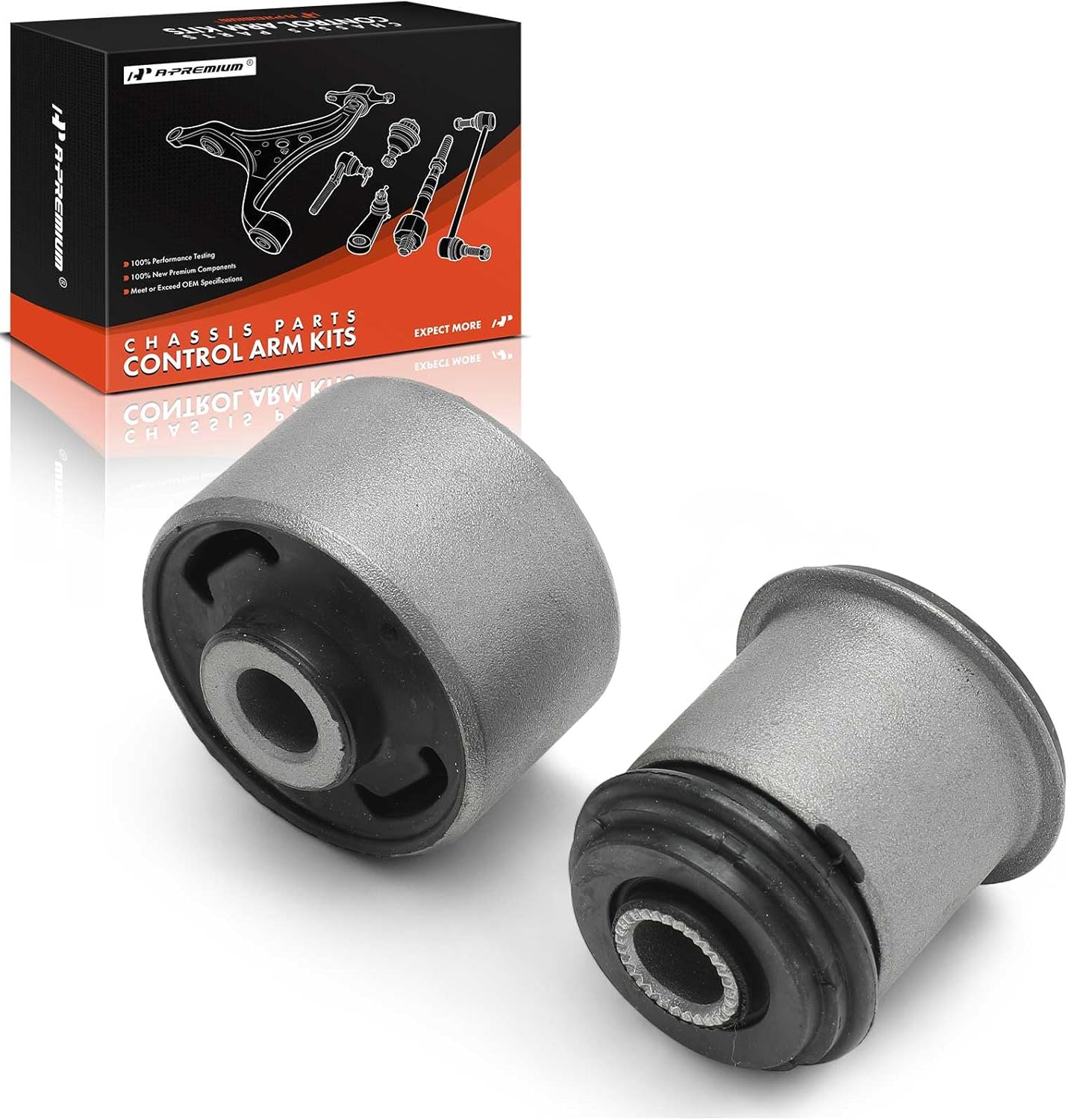 A-Premium Control Arm Bushing Kit Replacement for Ford Taurus 1996-2007 Mercury Sable, Front Lower Forward and Rearward, A Set of 2