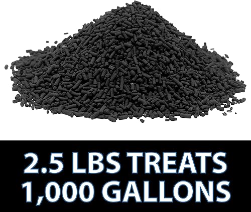 Miniatura 3 de CrystalClear Medios de filtración de carbón activado por CA para taninos, olores y escombros, crea agua cristalina y mejora la filtración, 15 libras