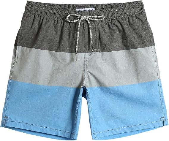 MaaMgic Mens Solid Swim Trunks Quick 