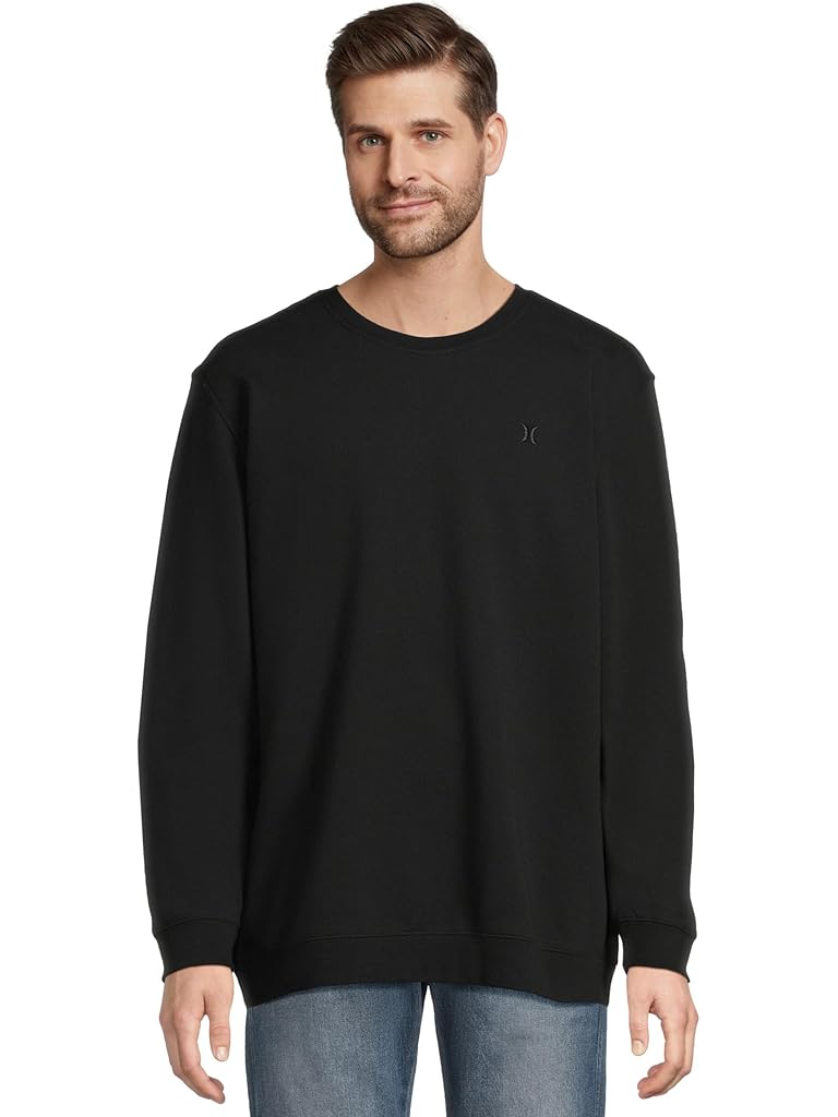 Black Hurley Icon Crew Sweatshirt