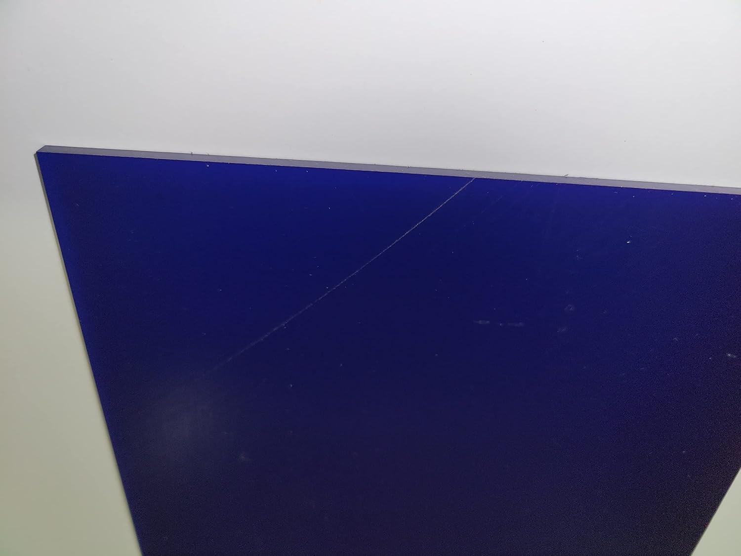 Polyurethane Sheet, 1/8" x 6" x 6" 90 A Durometer, Dark Blue, Cast Polyurethane Sheet