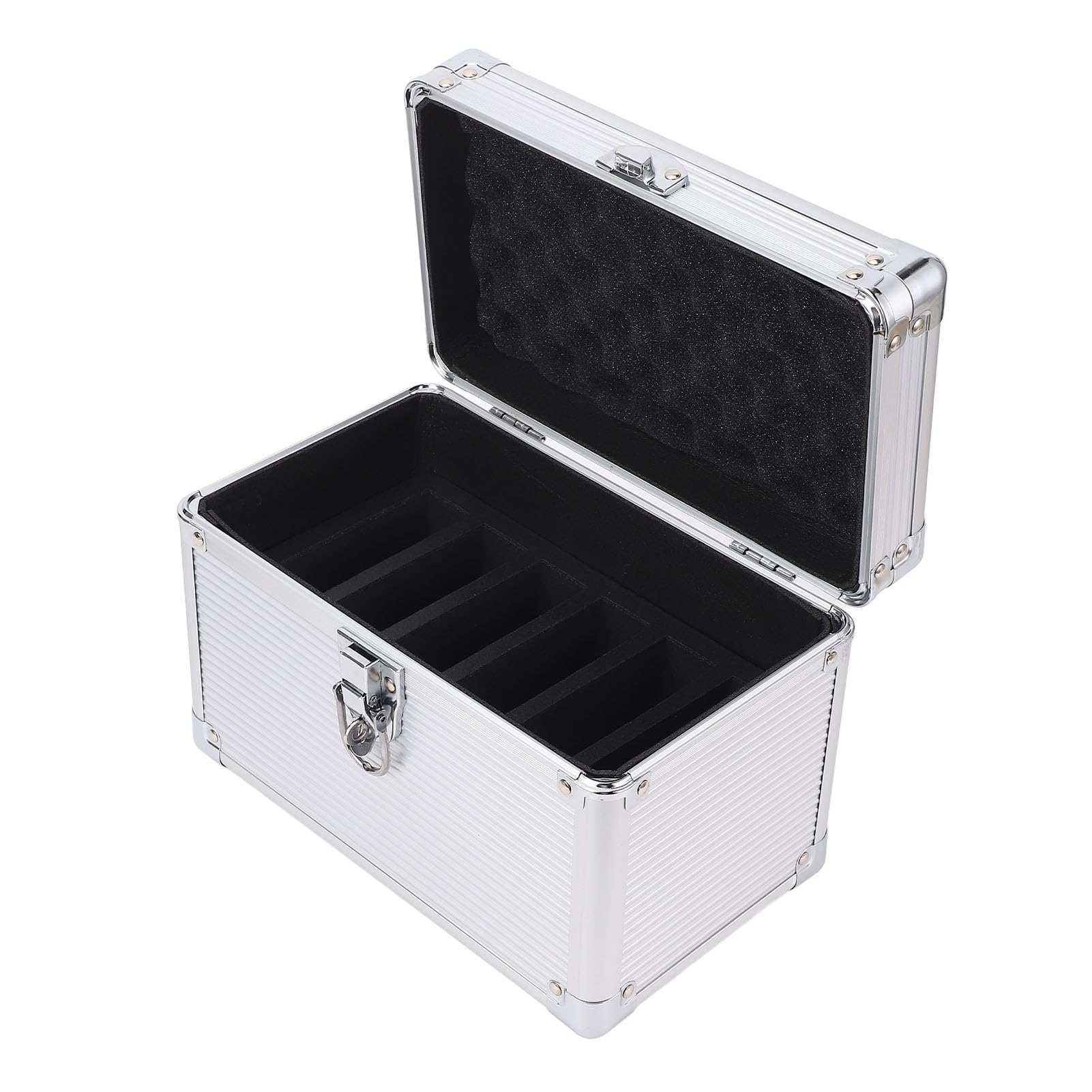 CASO CD DVD Custodia a prova d'acqua Porta portatile nera Organizzare in modo efficiente 6 slot per l'ufficio di viaggio domestico