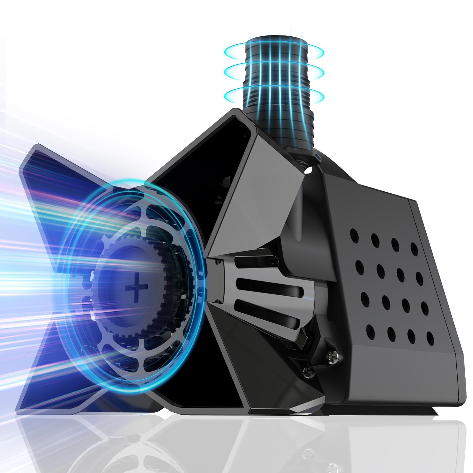 Photo 1 of 3200GPH Pond Pump - 200W Submersible Water Pump with Barrier Bag, Ultra Quiet Aquarium Pump with 33FT Power Cord for Pond, Waterfall, Fish Tank, Statuary, Hydroponic 3200 GPH