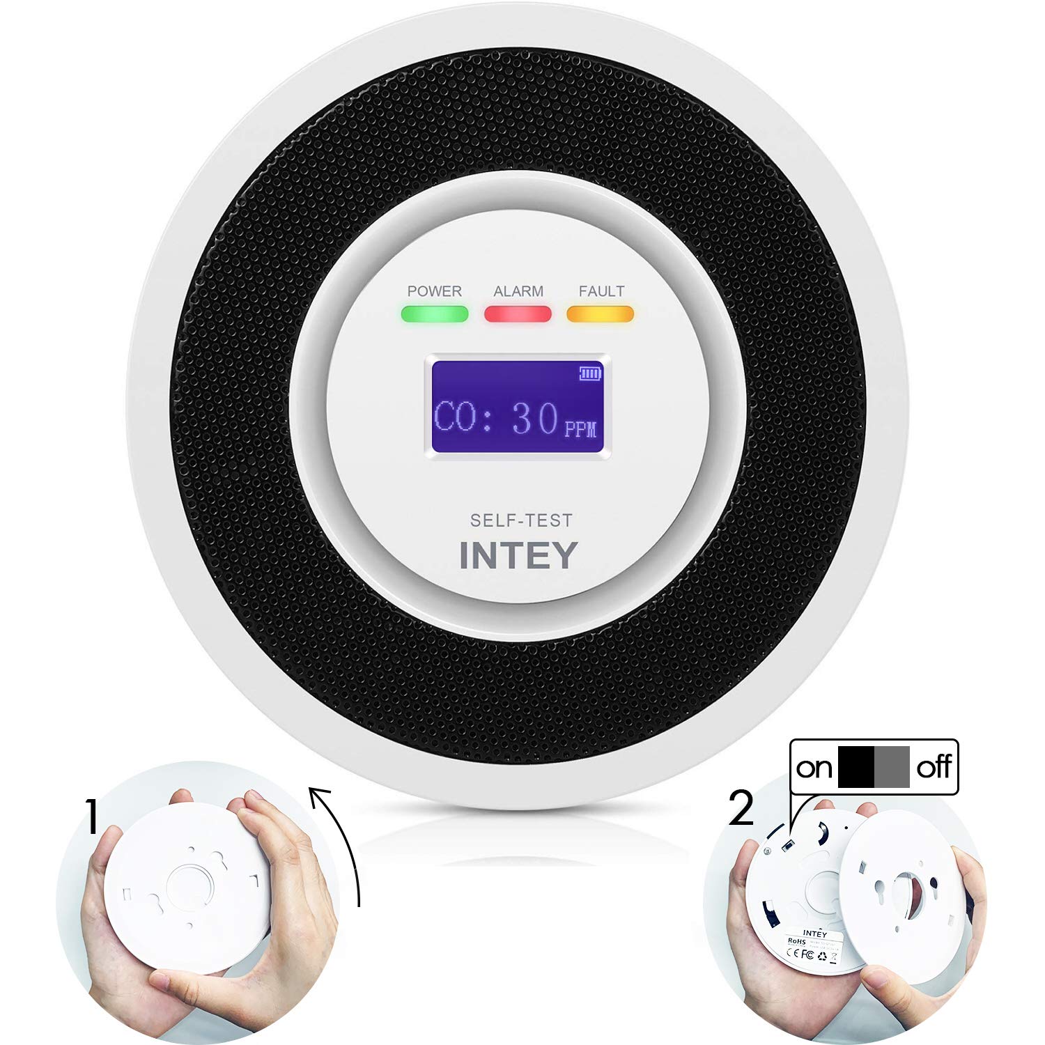 Allarme monossido di carbonio per rimorchio giocattolo