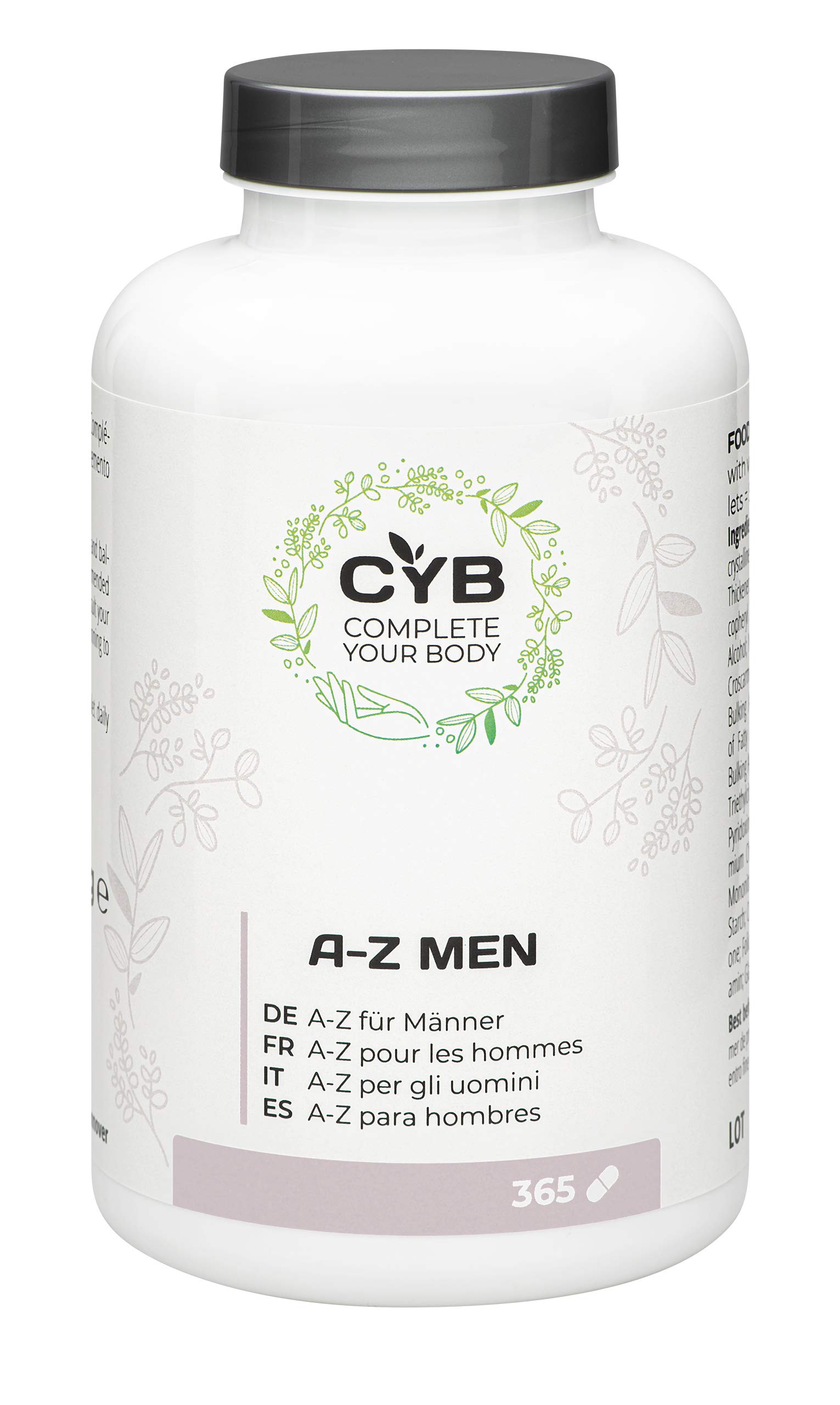 Buy CYB AZ Vitamins & Minerals for Men with Magnesium, Zinc