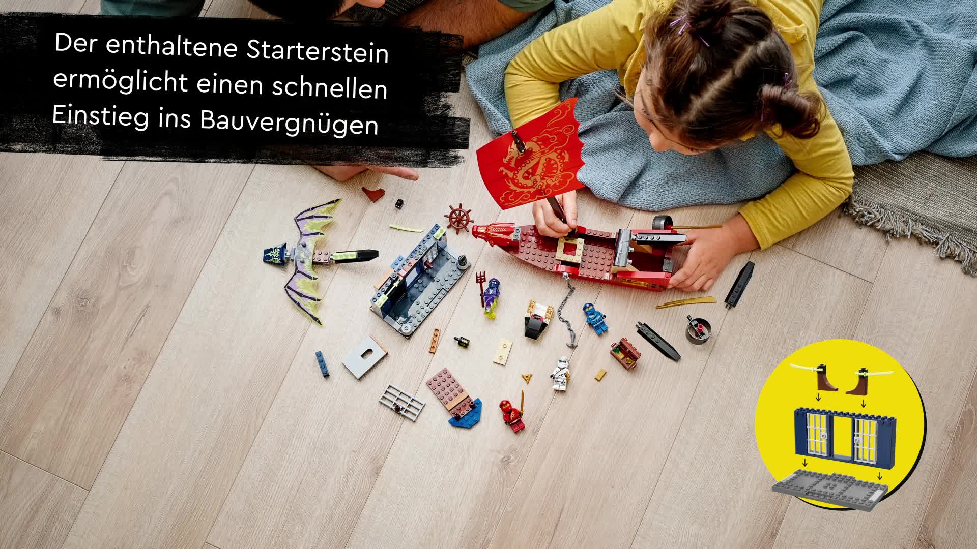 LEGO 71749 Ninjago Flug mit dem Ninja-Flugsegler – Bild 8