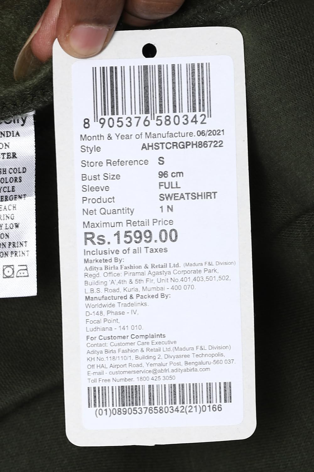 Allen Solly Woman Sweatshirt Grey 4