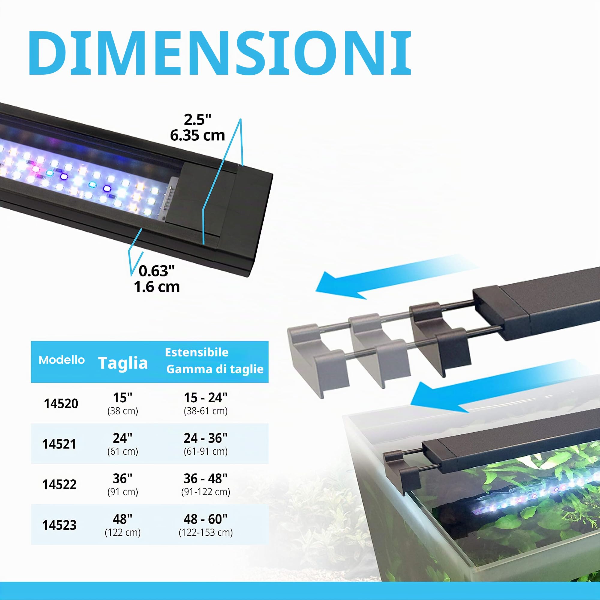 Fluval 14521 Plant 3.0 LED 32W 61-85 Cm