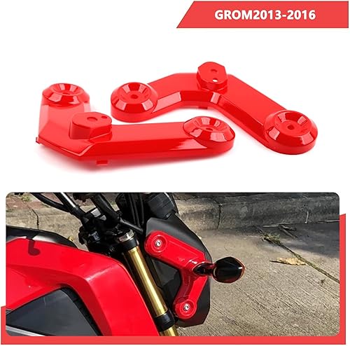 Miniatura 4 de Minho Motocicleta rojo señal de giro titular apto para Honda Grom Msx125 SF 2013-2016 carenados Kit piezas