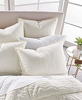 Vista 5 de DKNY Funda de almohada de gasa de algodón, estándar, natural