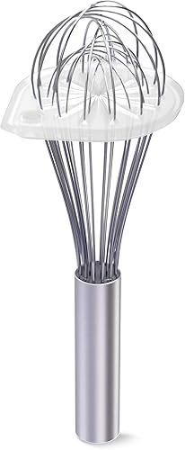Vista 11 de Whisk Wiper - Limpia un batidor fácilmente - Herramienta de cocina multiusos, fabricada en Estados Unidos - Incluye batidor de acero inoxidable
