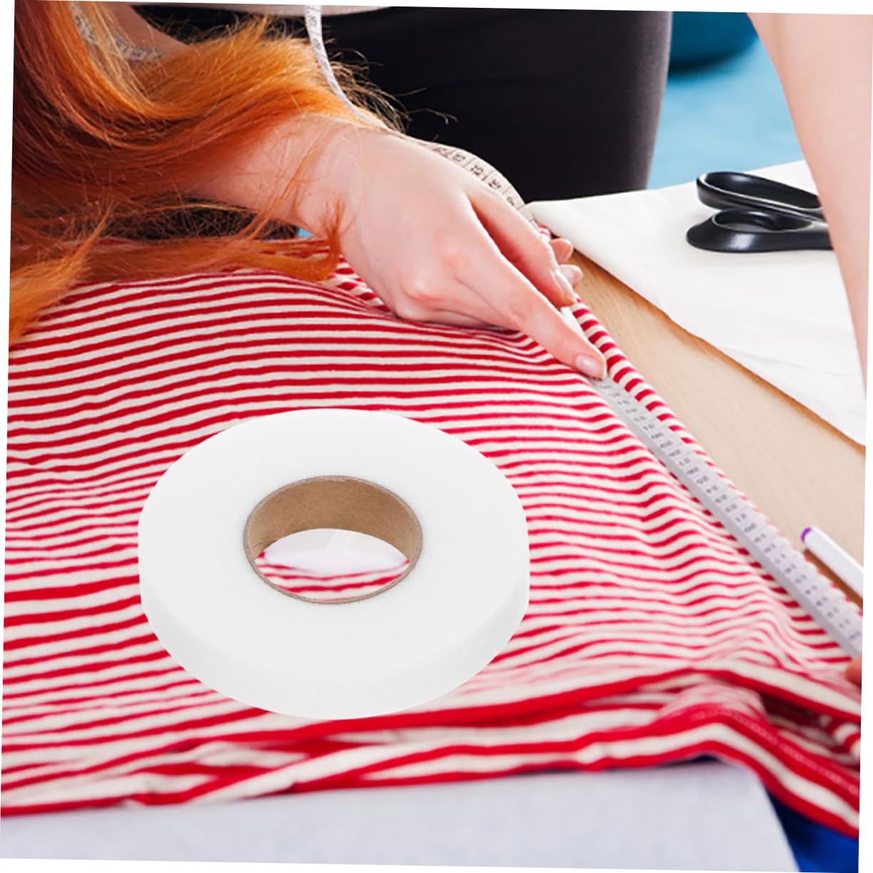 SEWACC 10rollos Cintas Adhesivas Doble Cara Para Dobladillos De Ropa Suministros Decorativos Para Manualidades y Costura Fáciles De Usar y Resistentes Al Calor