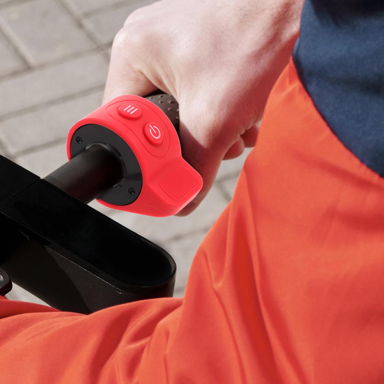 HEMOTON Acceleratore Design Ergonomico a Pollice per Scooter Elettrico per Controllo Preciso della Velocità in Plastica e Lega e Funzionalità Migliorata