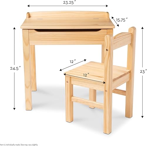 Miniatura 6 de Escritorio y silla Melissa & Doug, Rubia Rubio,gris,Blanco,https://www.amazon.com/dp/undefined