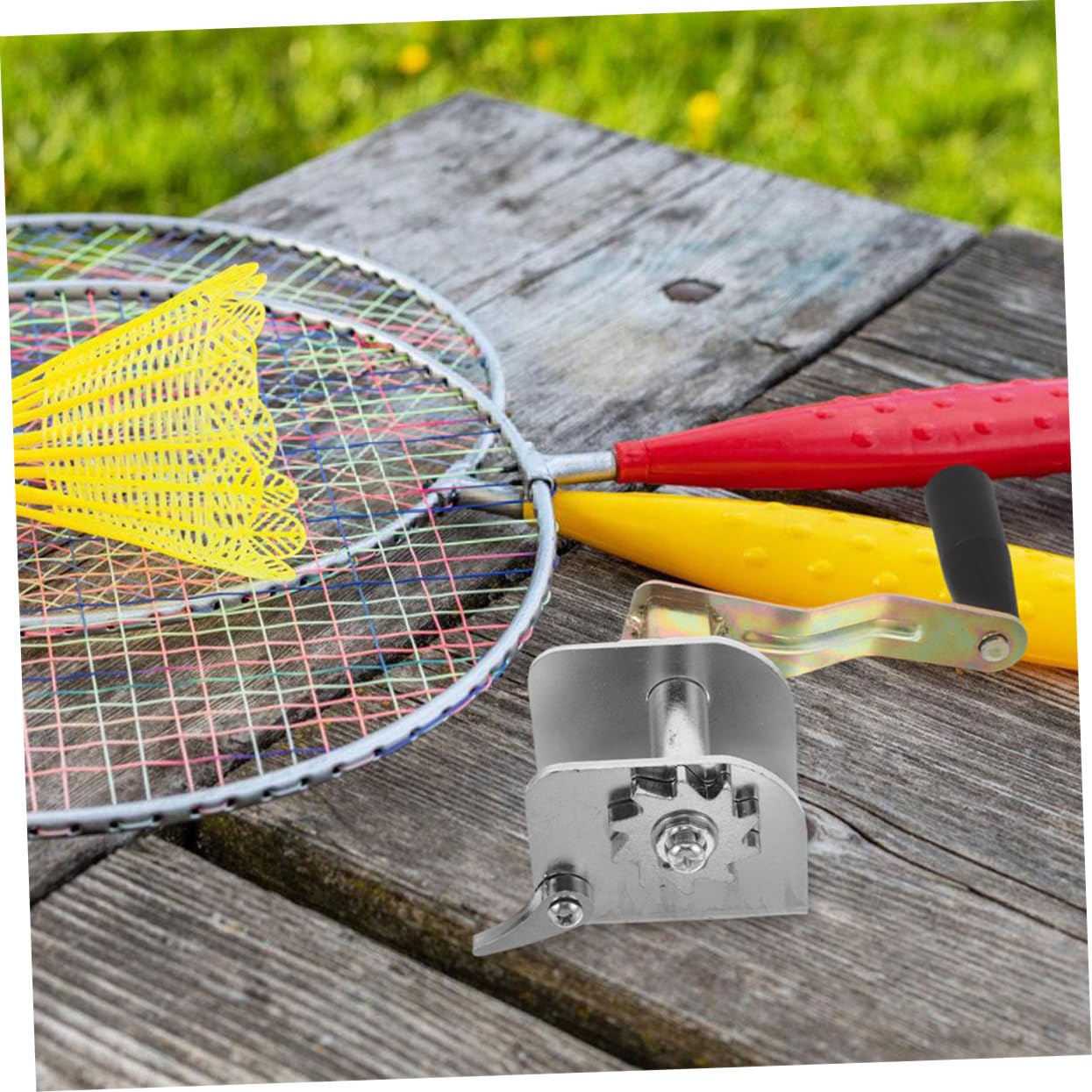 2 Stück Netzspannwinde aus Robustem Material Handbetriebener Seilspanner für Volleyball und Badmintonpfosten Wetterfestes Netzspannsystem für Outdoor Sportgeräte