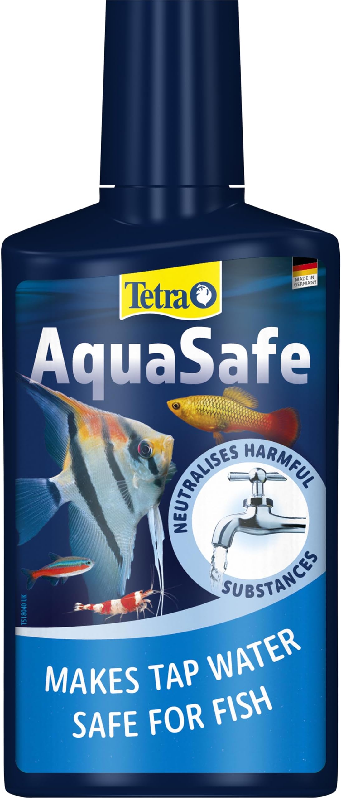 Tetra AquaSafe to Turn Tap Water into Safe and Healthy Water for Fish and Plants, 250 ml