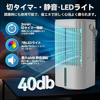 Amazon | 冷風機 冷風扇 強力【2024年新モデル・強力冷却・自動