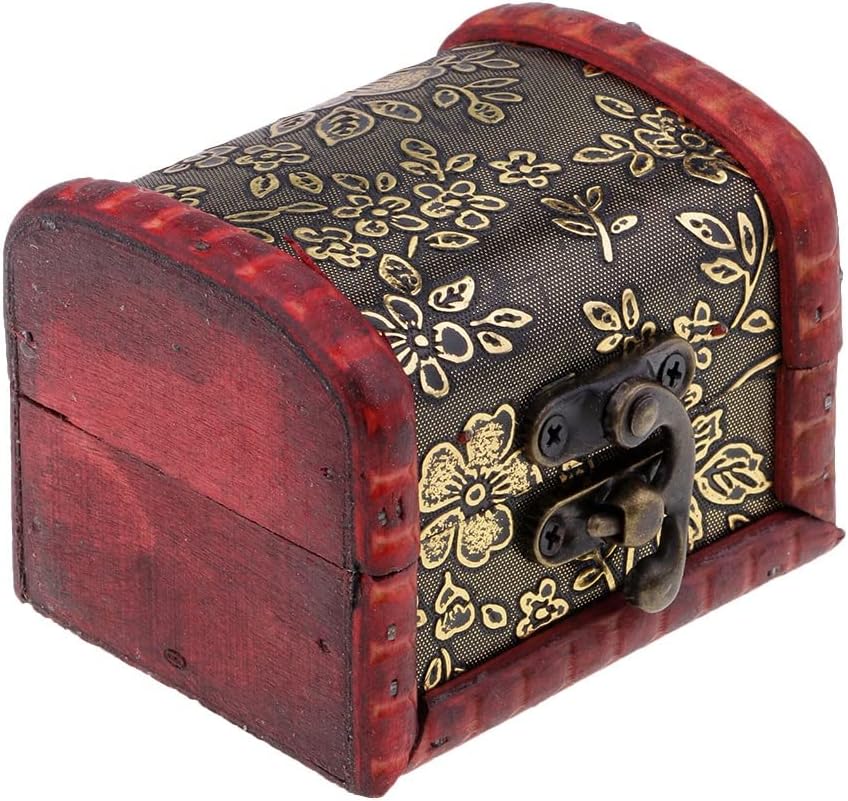 Wooden Box Retro Packaging Box Retro Antique Sundries Treasure Box Bag Storage Box