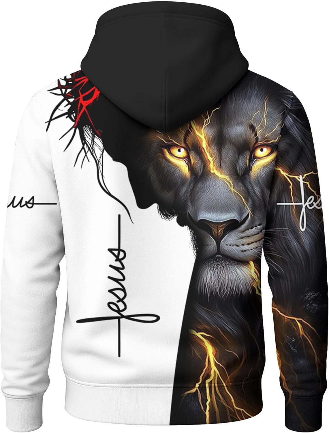PAGYMO Graphic Hoodies for Men Funny Design Fashion Pullover Hooded Sweatshirt