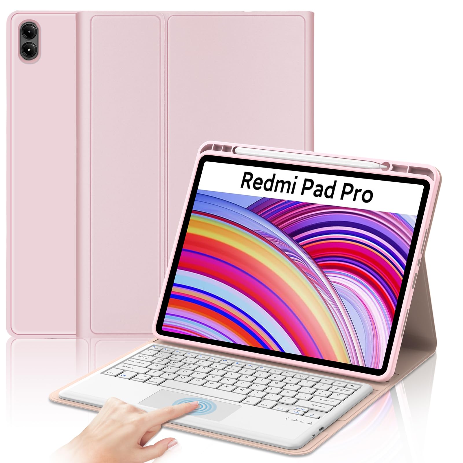 Teclado Trackpad Redmi Poco Pad 12.1 para Estudiar en Cafeterías 8