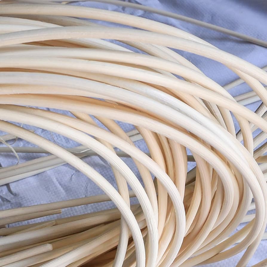 Rotolo Di Rattan Naturale 2.5mm Per Riparazioni - Materiale Intreccio Per Sedie, Cesti E Mobili