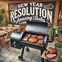 Vista 2 de Mejor versión mejorada de la guía de ahumado de carne imán, carnes más populares (46) y sabores de madera con texto más grande, Pitmaster