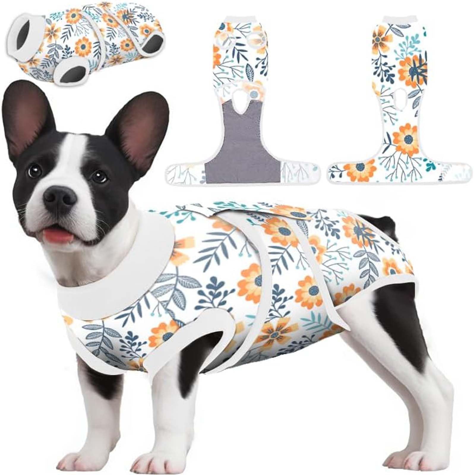 PetWarm Post Surgery Dog Onesie Female, Onesies for Dogs Bodysuit for Abdominal Affected Areas Sensitive Skin Areas