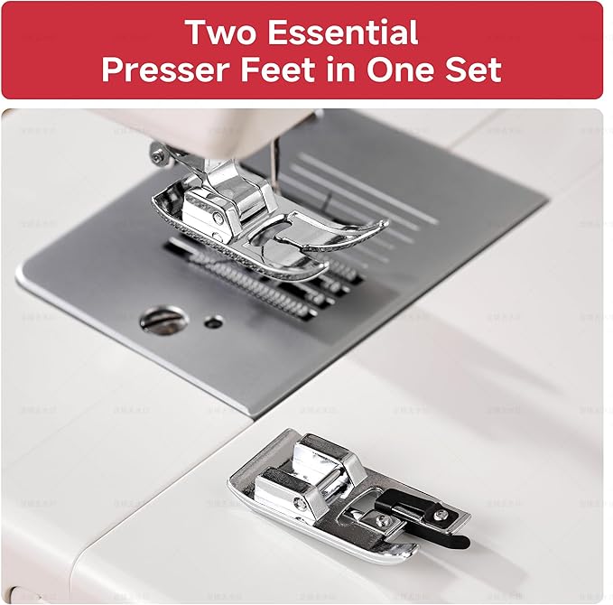 Pie Prensatelas de Máquina de Coser Clásico Duo 7mm – Pack de 2 miniatura 6