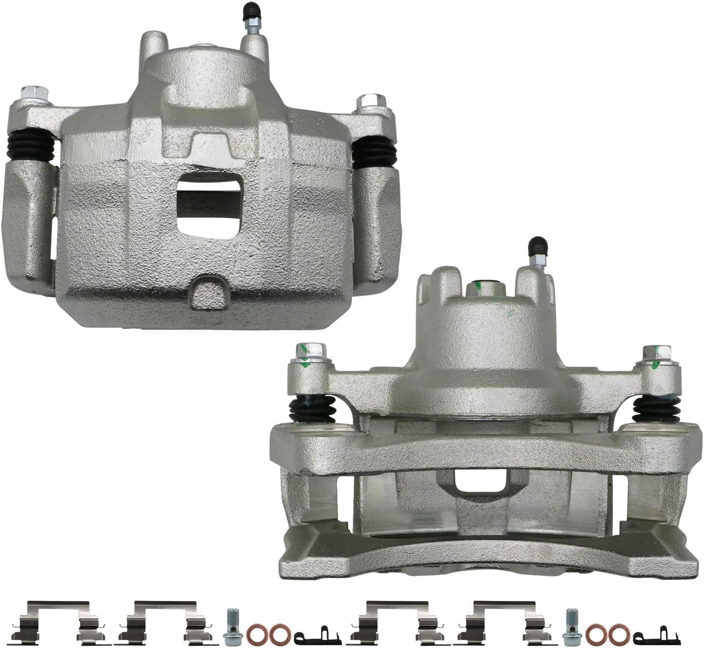 Disc Brake Calipers With Bracket Fits for 2011-2014 Chrysler 200 Cirrus Sebring, 2008-2014 Dodge Avenger Calibe, 2007-2017 Jeep Compass Patriot, 2PCS Front Left Right,18B5032,18B5033