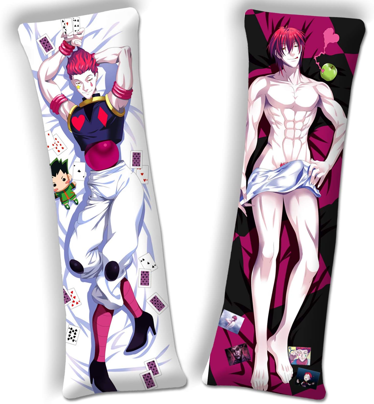 Hunter × Hunter Hisoka Morow Body Pillow Covers Decorative Anime 59''×19.6'' Long Throw Pillow Cases Pillowcase Cushion Cover for Sofa Couch