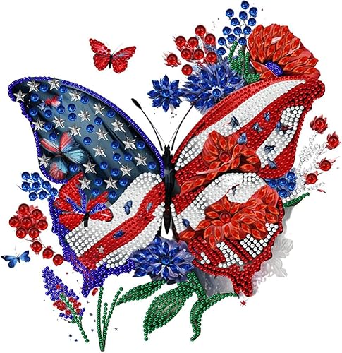 Stalente Kits de pintura de diamantes para adultos, kits de arte de diamantes de forma especial 5D para principiantes, pintura de diamantes de