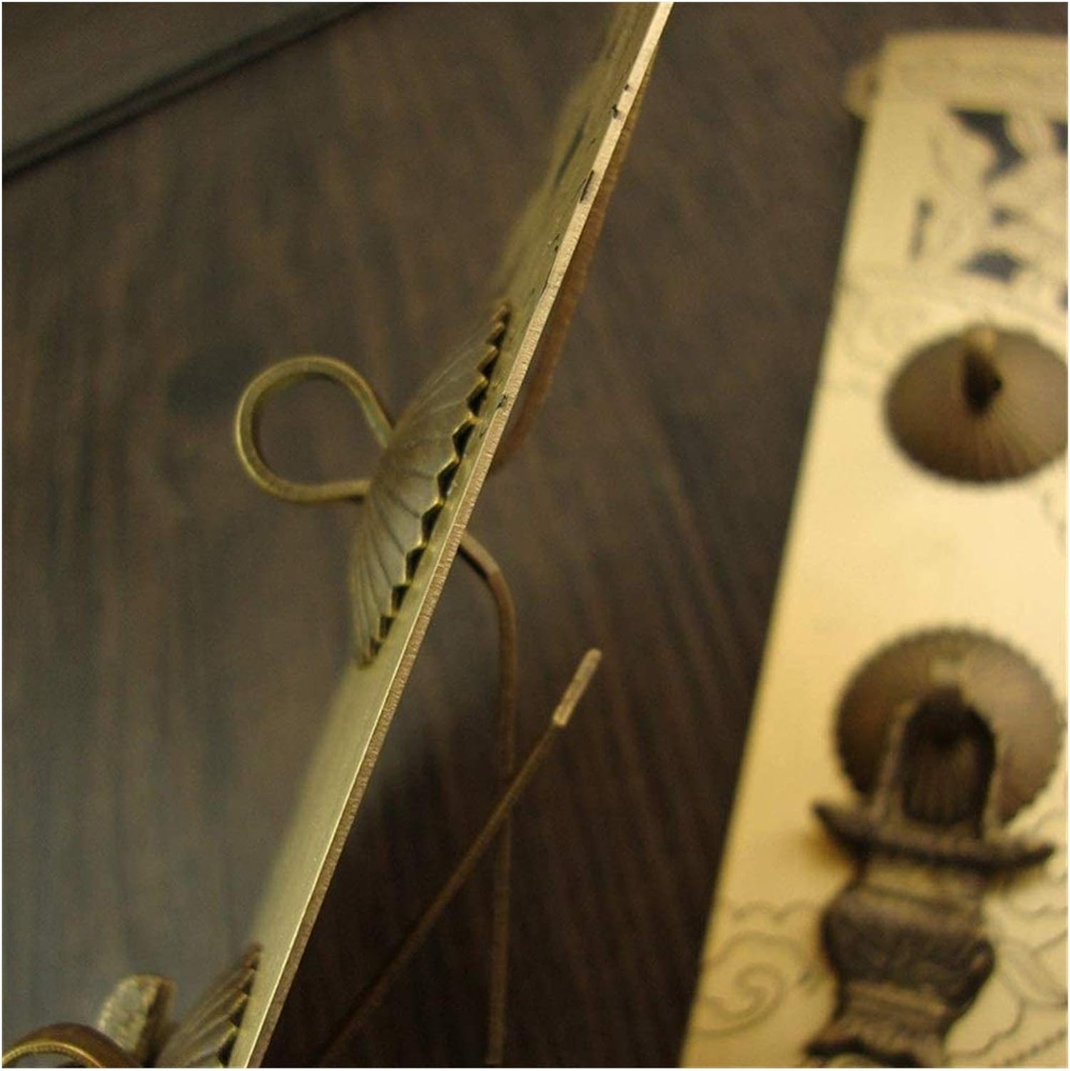 Grafken Handle, Antique Round Pure Copper Handle Drawer Wardrobe Door Handle Pull Cupboard Door Lever Gate Door Safety Lock Knob