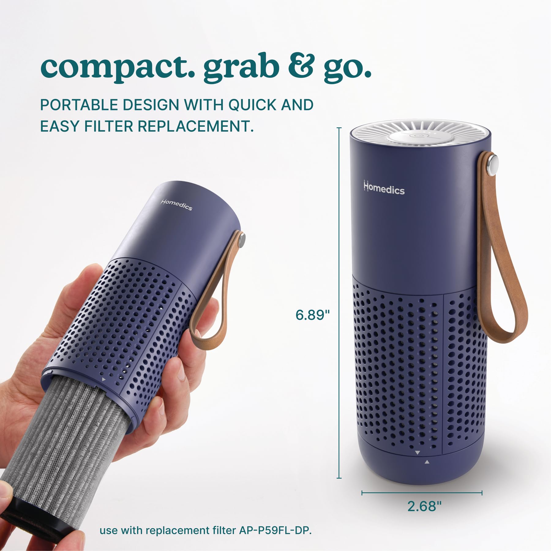 Homedics Personal Air Purifier with HEPA-Type Filter & Activated Carbon view 8